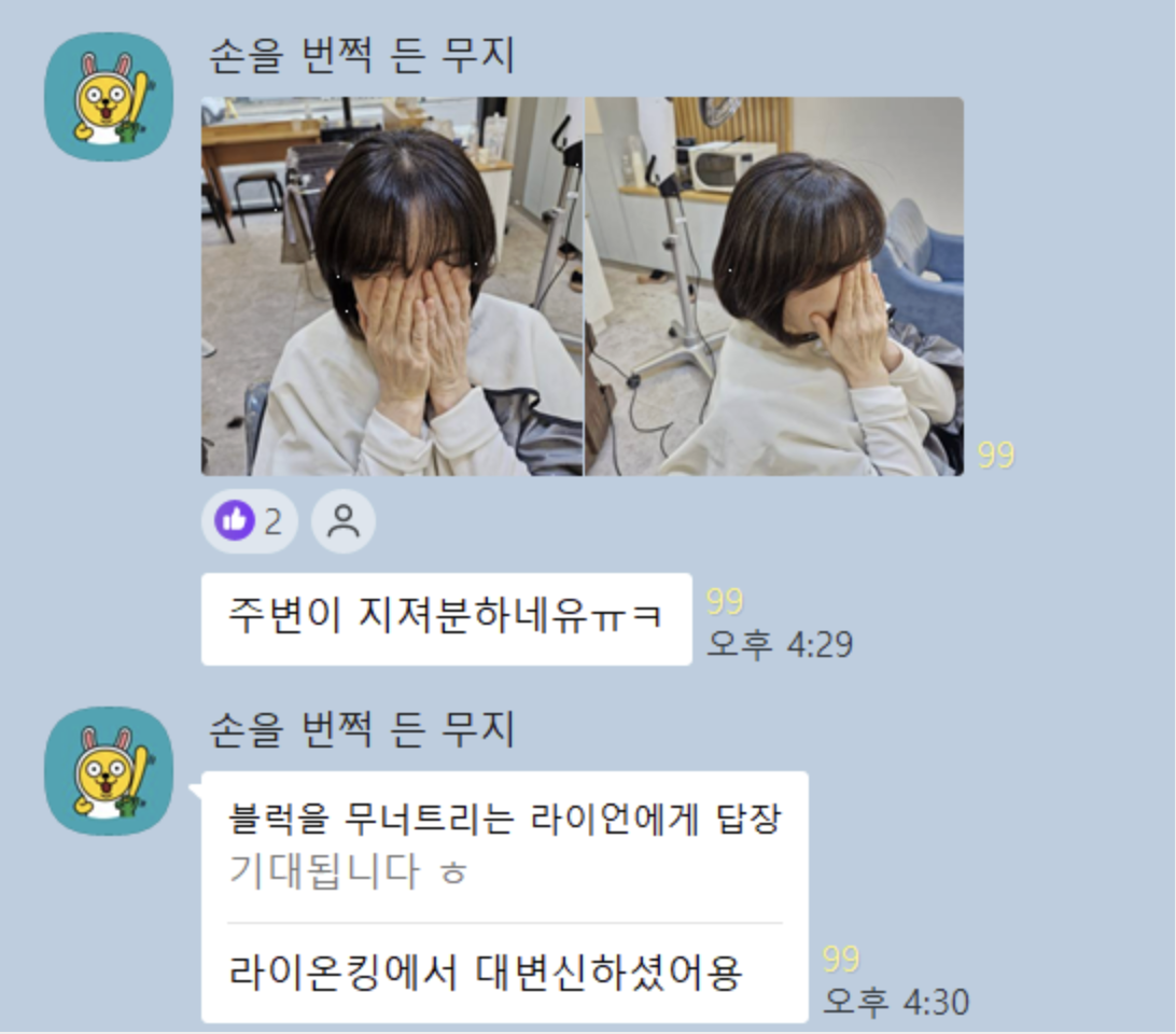 라이온킹에서 대변신 하셨어용!